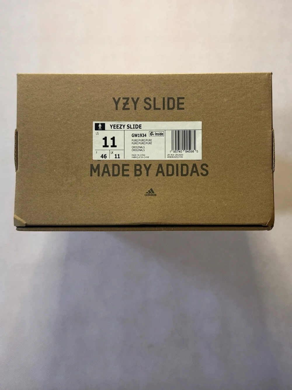 Yezzy adidas Sand Beige Slide Sandals